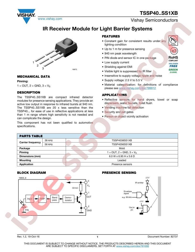 TSSP4056SS1XB