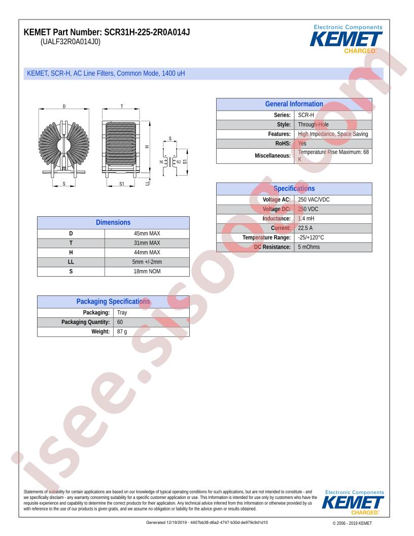 SCR31H-225-2R0A014J