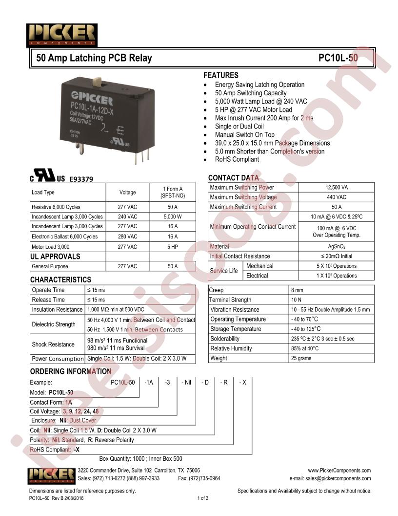 PC10L-50-1A-48-NIL-D-R-X