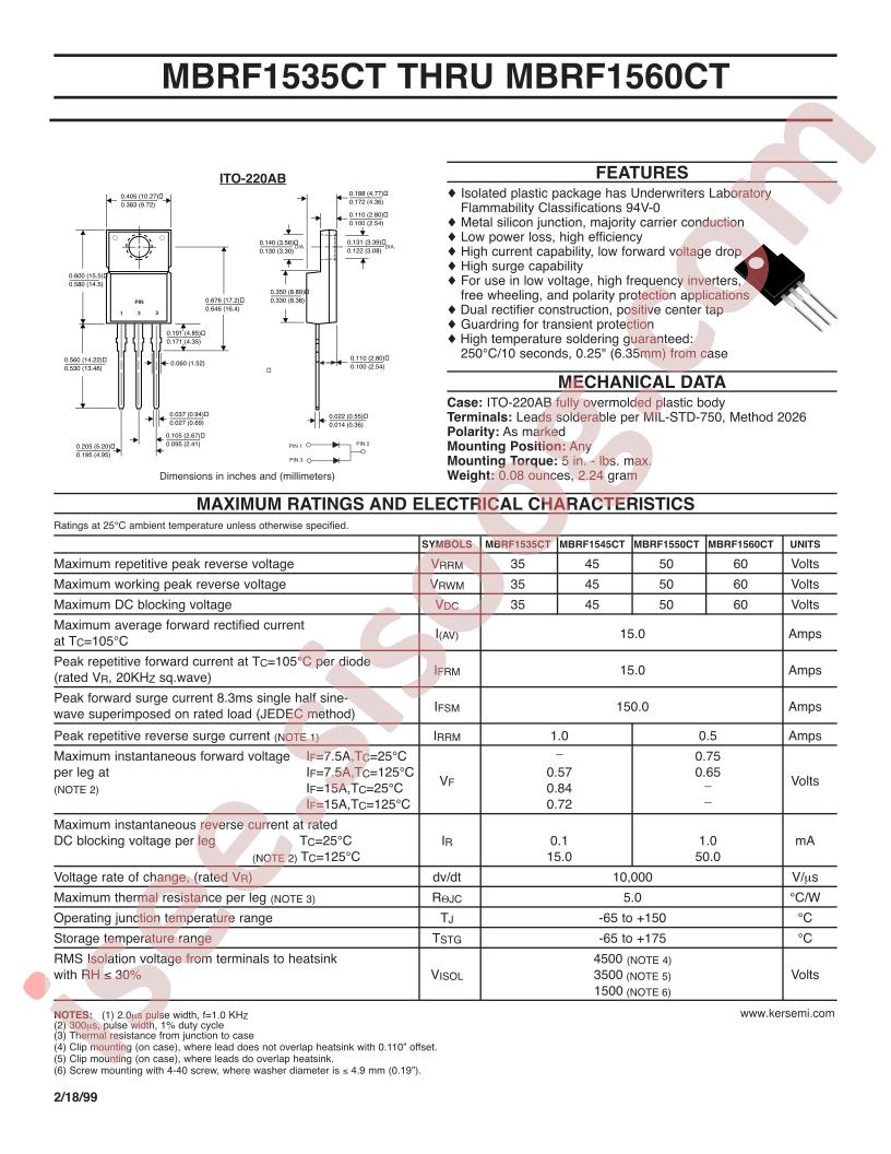 MBRF1535CT