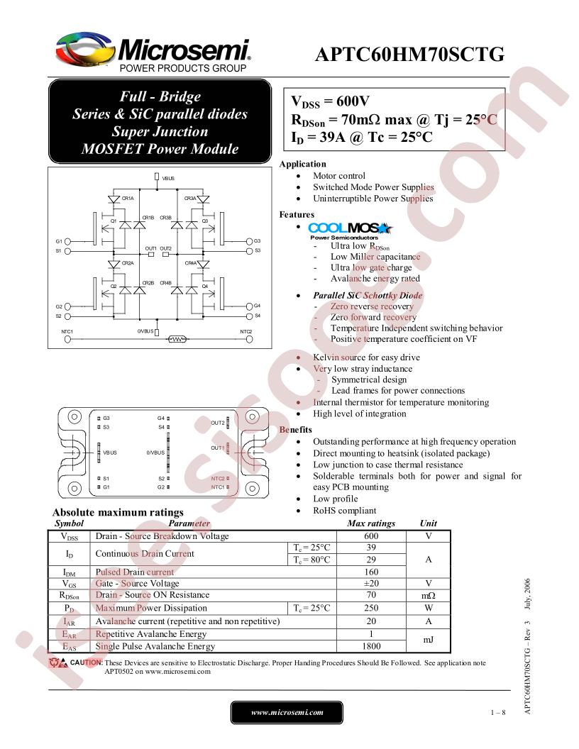 APTC60HM70SCTG