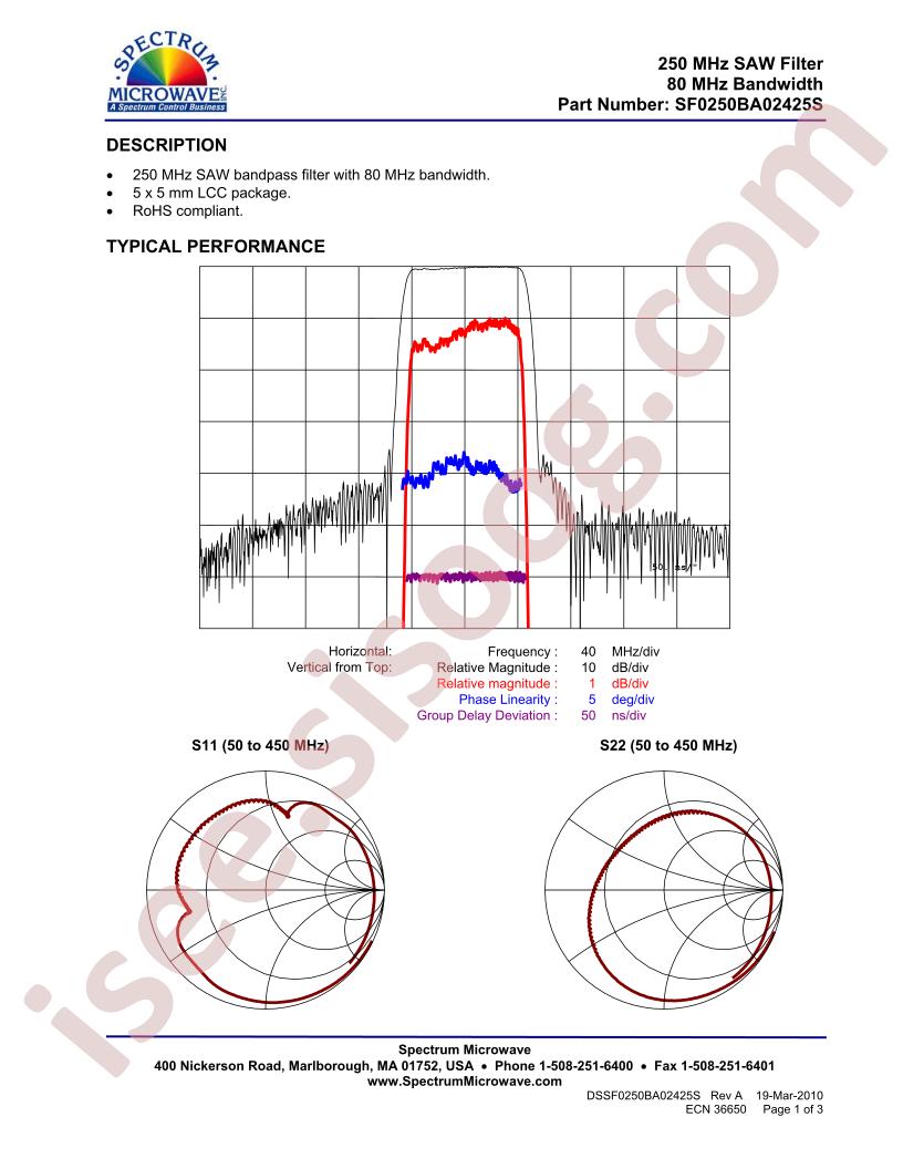 SF0250BA02425S