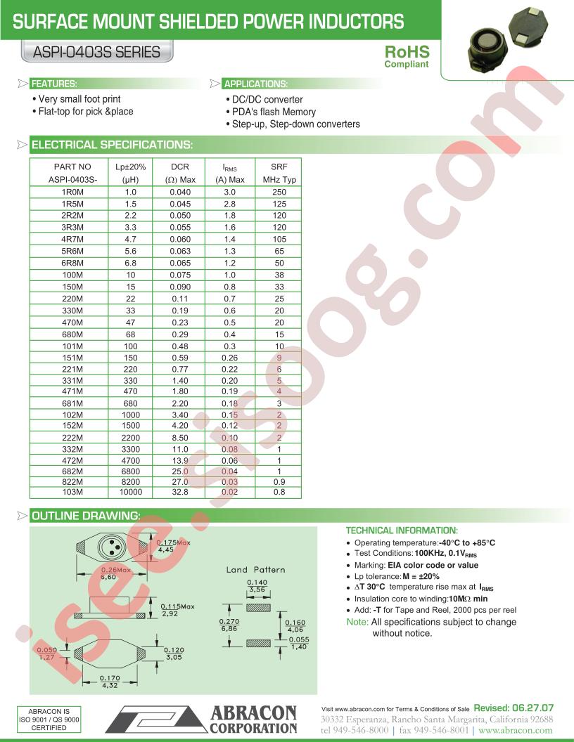 ASPI-0403S-151M