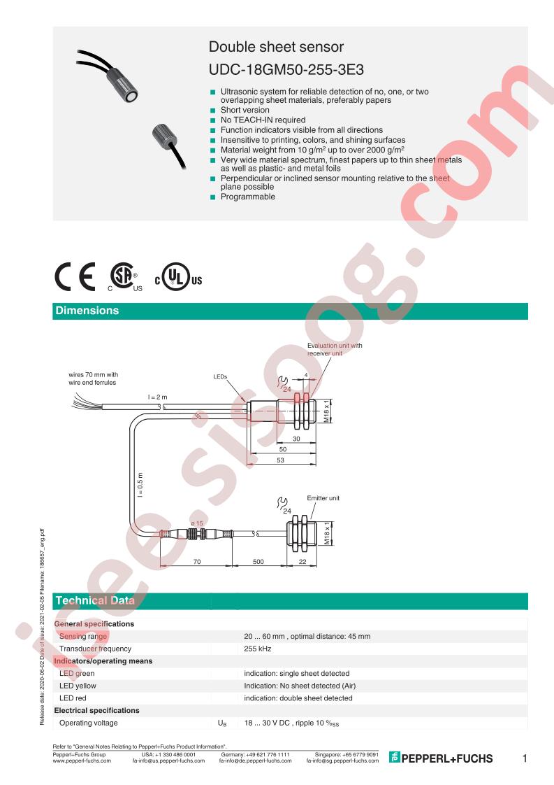 UDC-18GM50-255-3E3