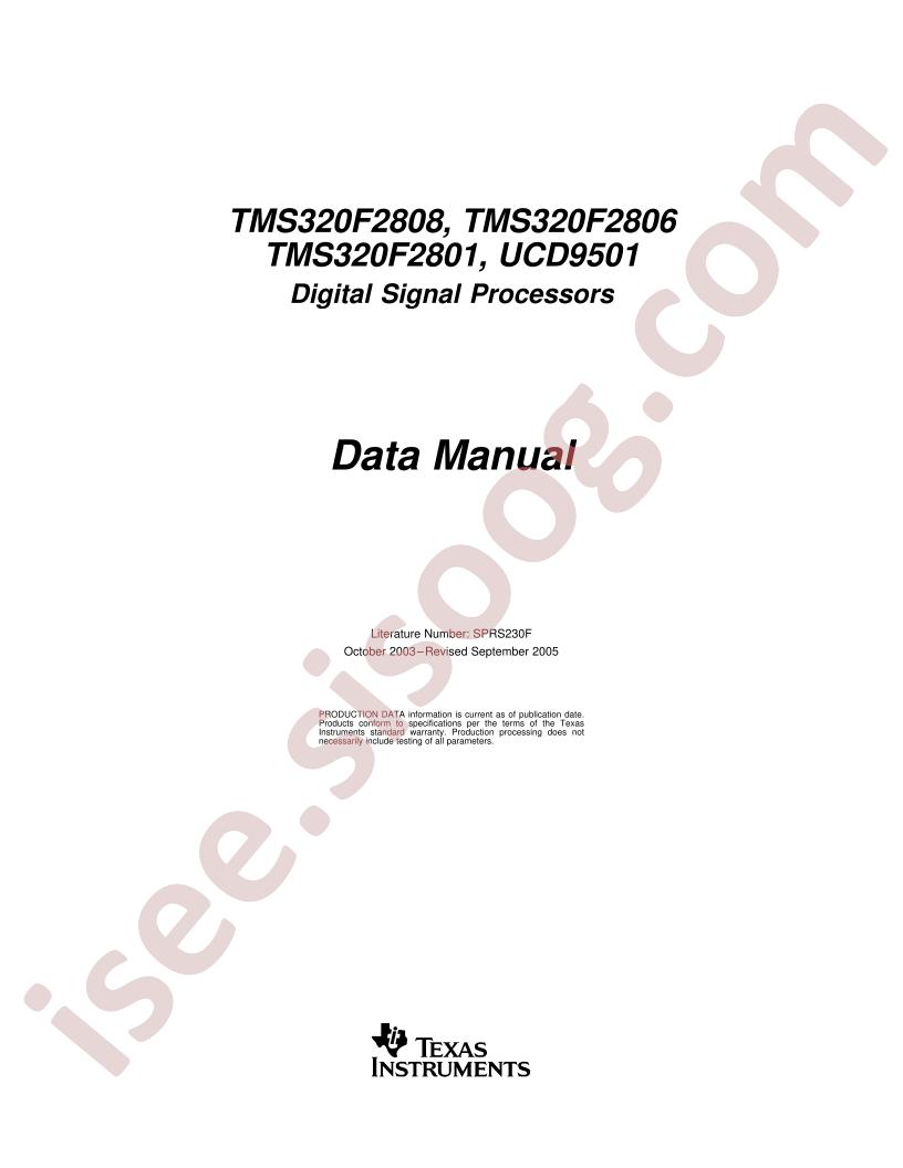 TMS320F2801GGMA
