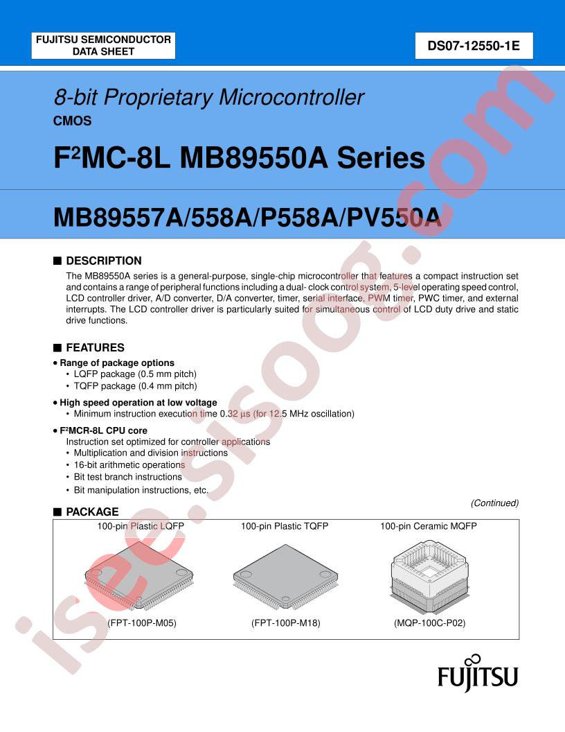 MB89PV550A-202CF