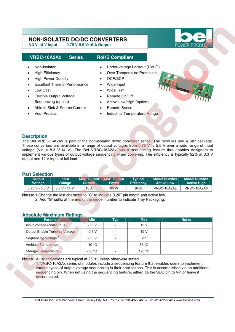 VRBC-16A2AX