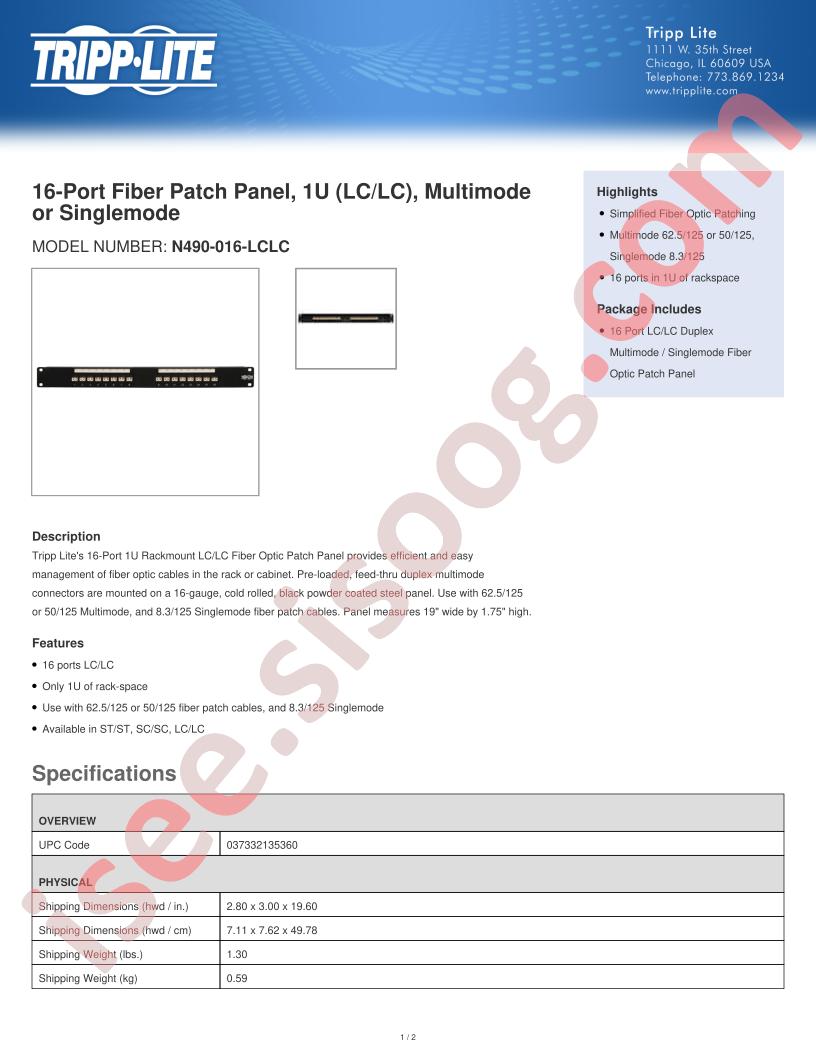 N490-016-LCLC