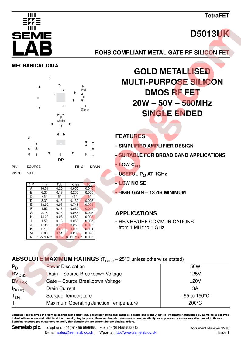 D5013UK