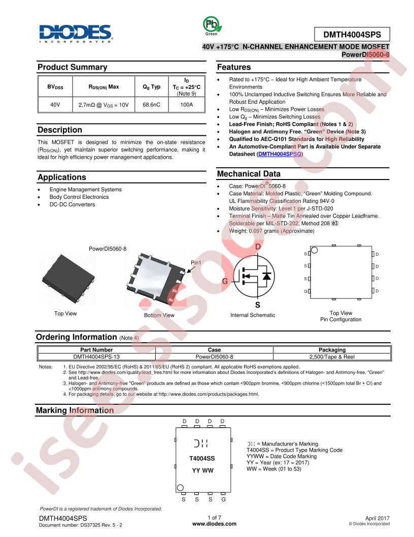 DMTH4004SPS-13
