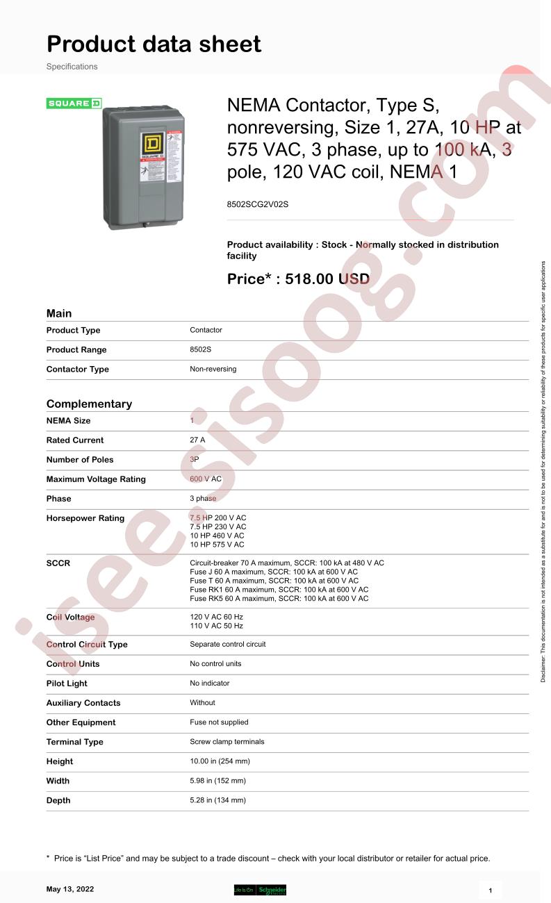 8502SCG2V02S