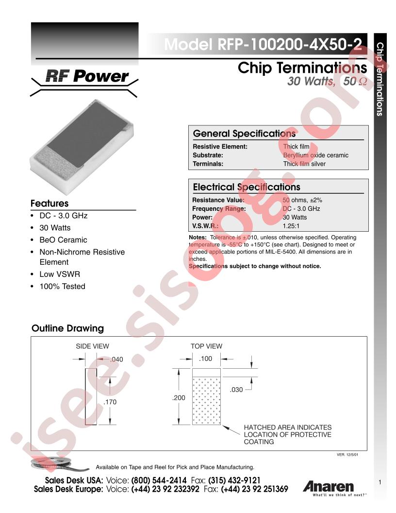 RFP-100200-4X50-2