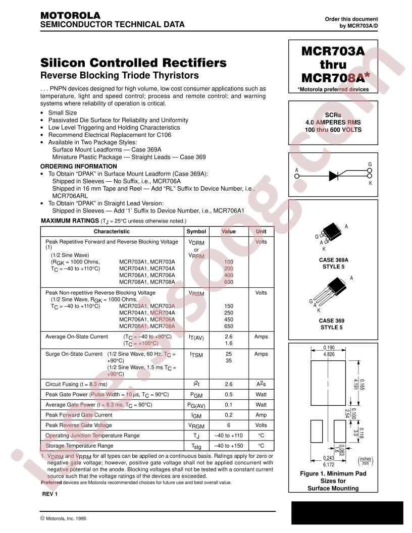MCR703