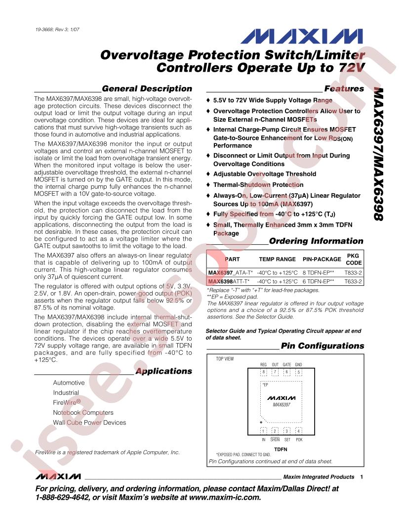 MAX6397MATA