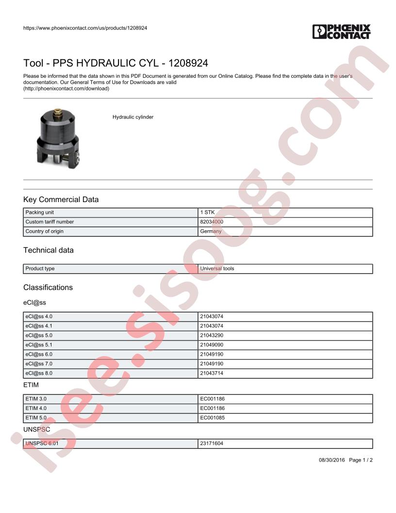 PPS-HYDRAULIC-CYL