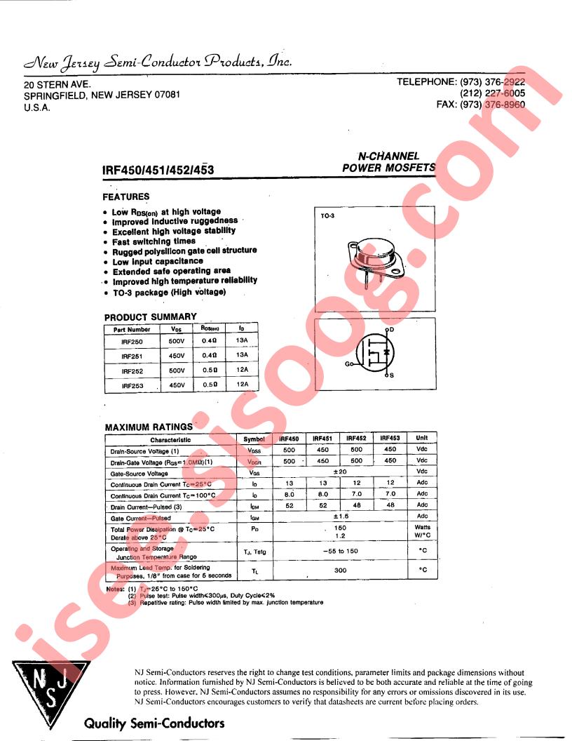 IRF252