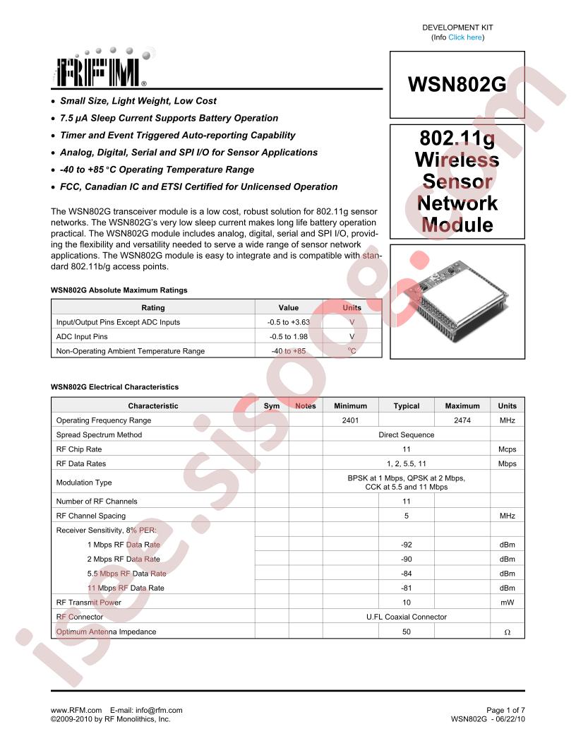 WSN802GP