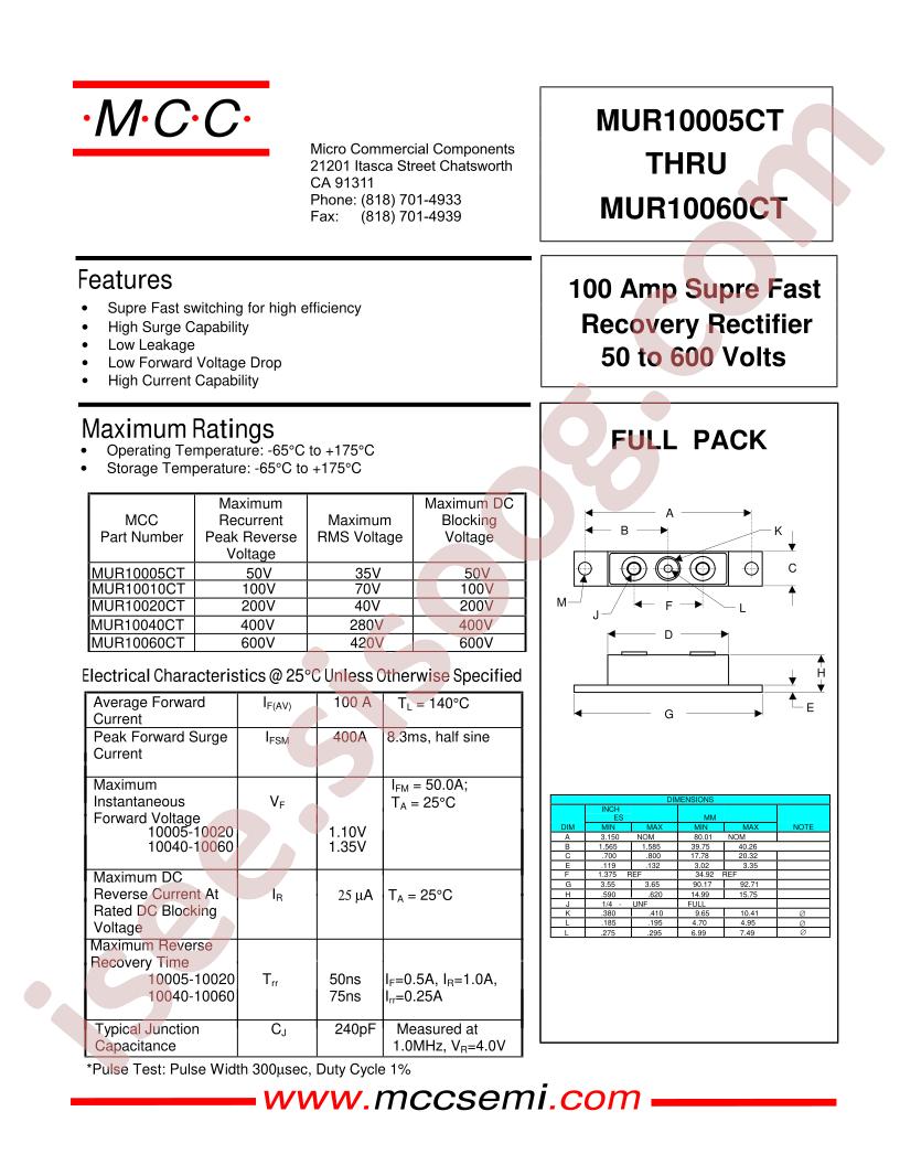 MUR10005CT