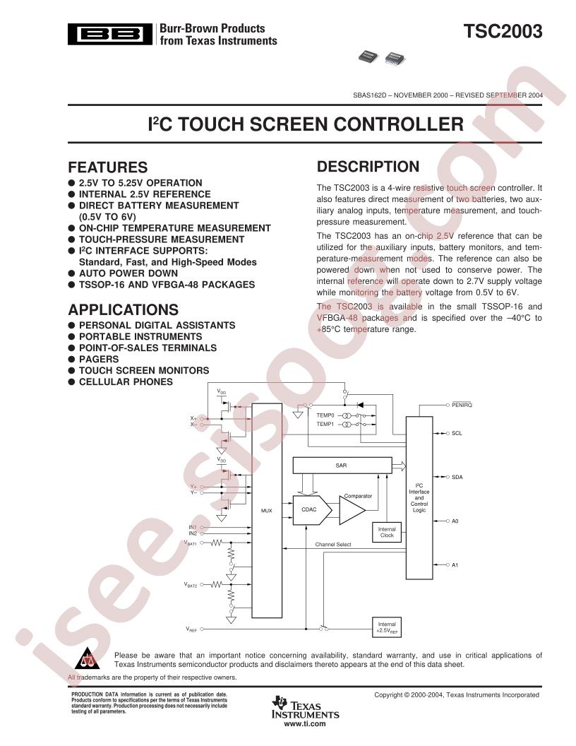 TSC2003IZQCR