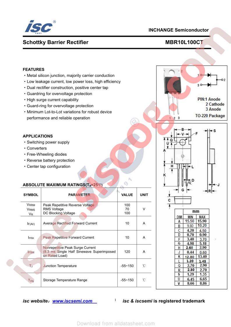 MBR10L100CT