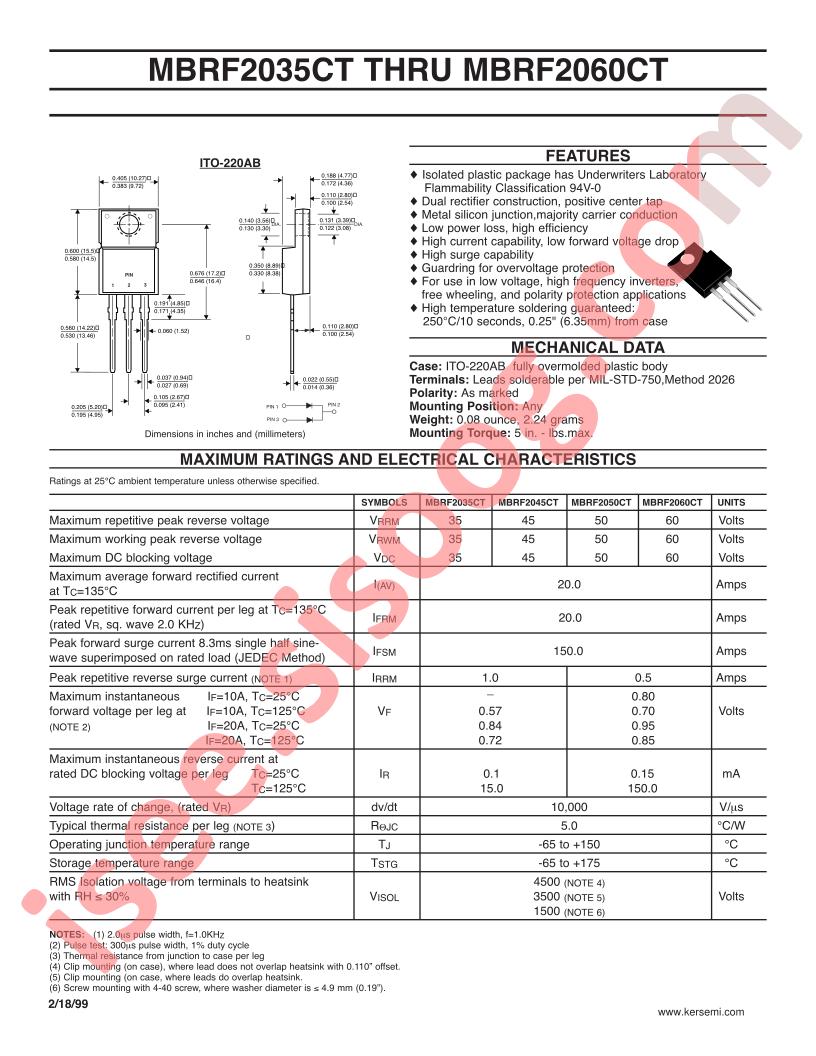 MBRF2050CT