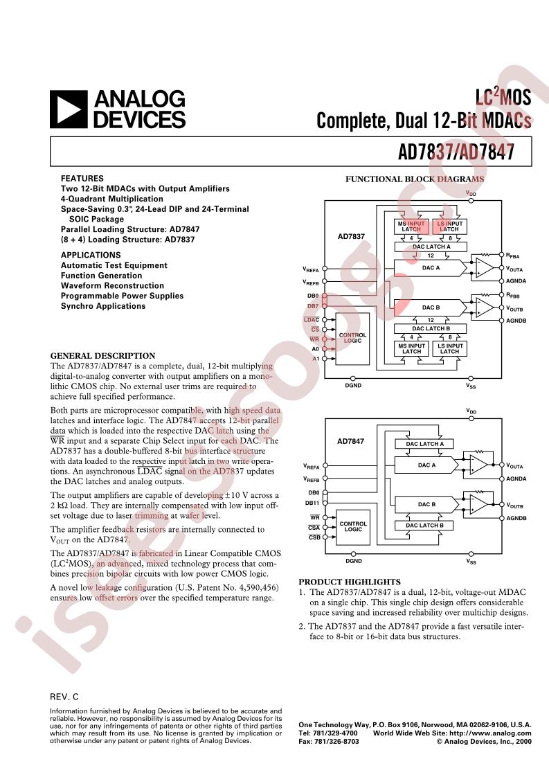 AD7847AN