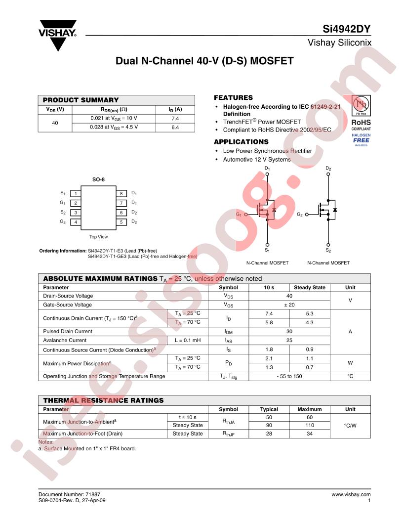 SI4942DY