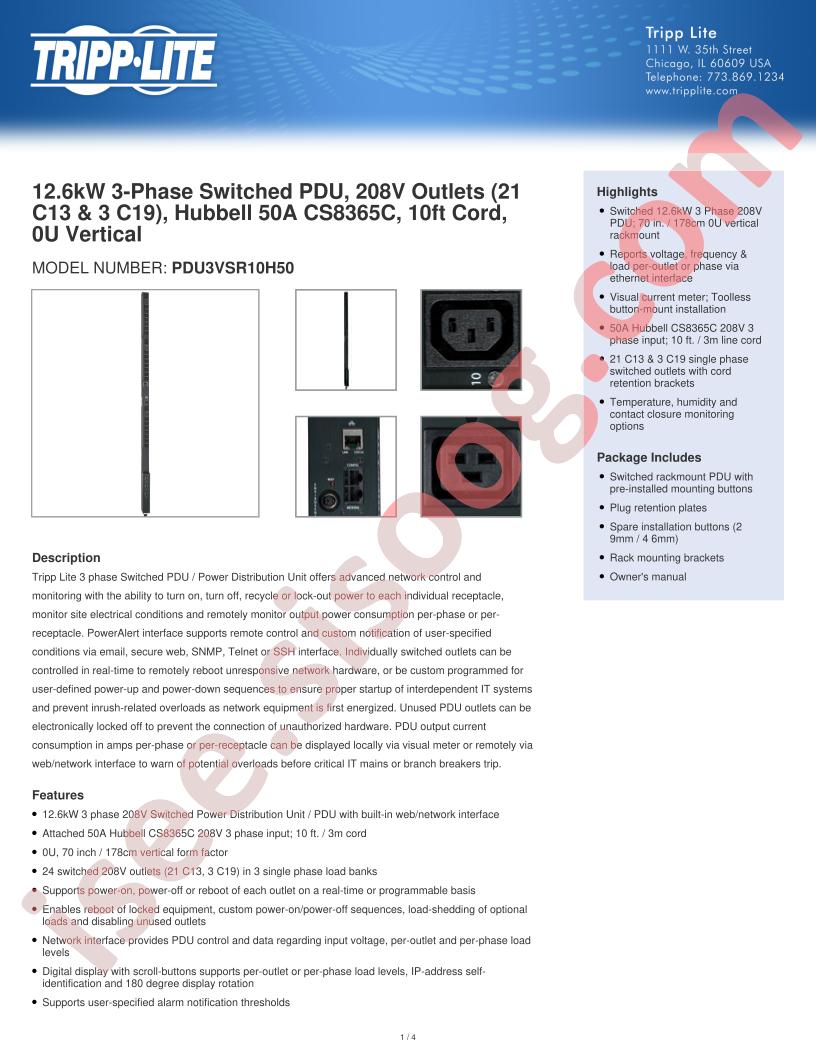 PDU3VSR10H50