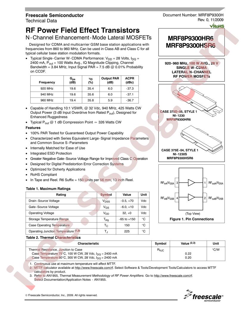 MRF8P9300HR6