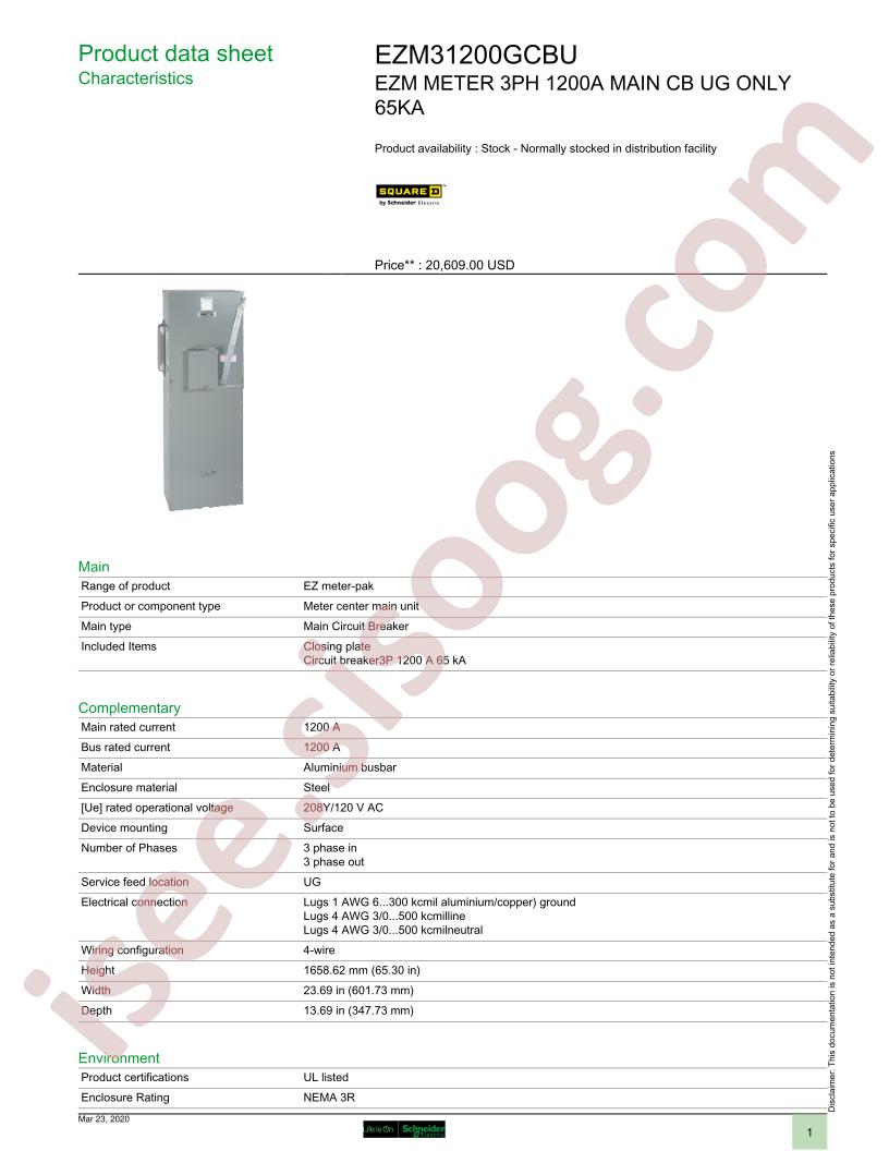 EZM31200GCBU
