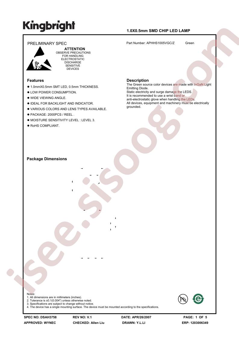 APHHS1005VGC-Z