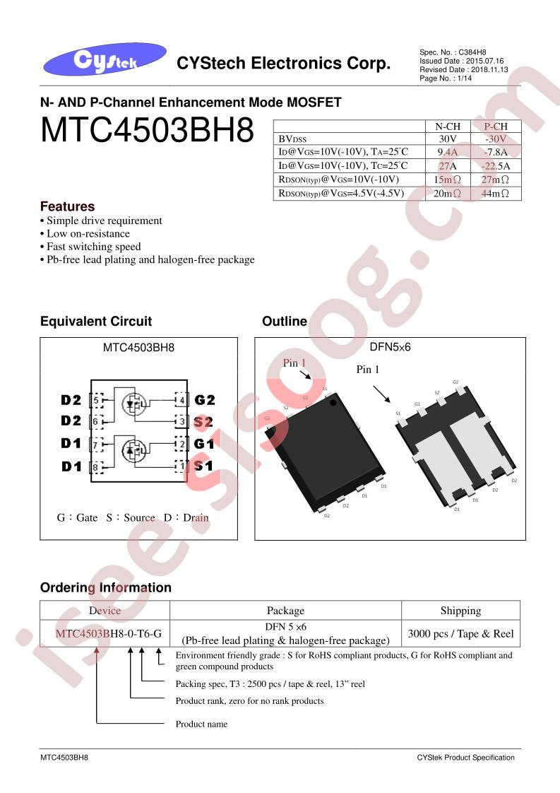 MTC4503BH8