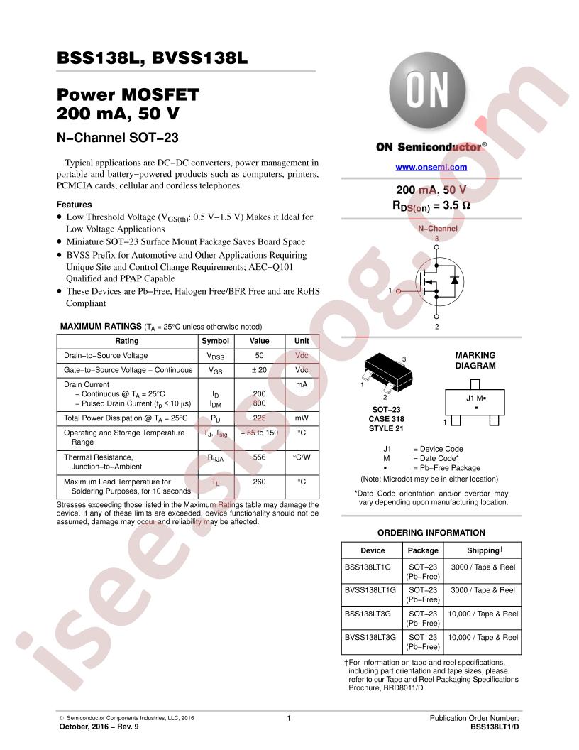 BSS138LT1