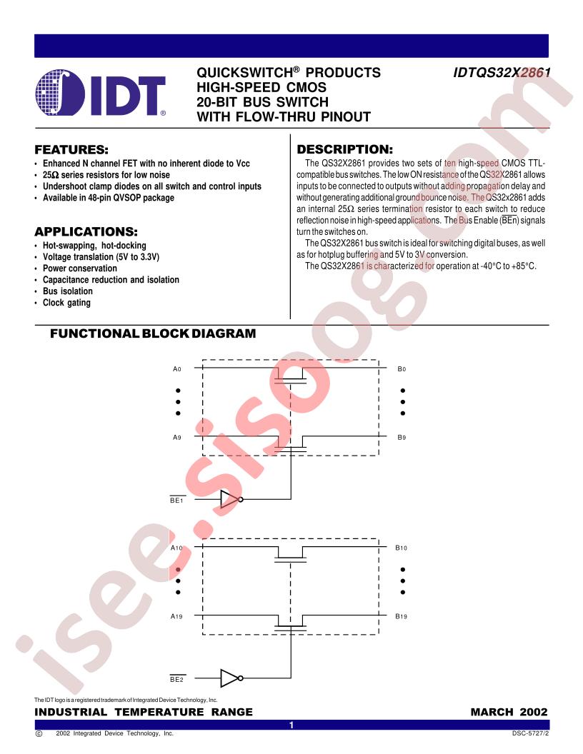 IDTQS32X2861