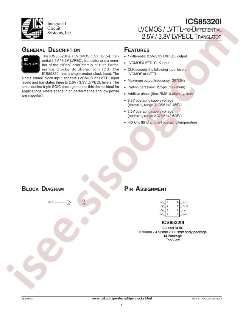 ICS85320I