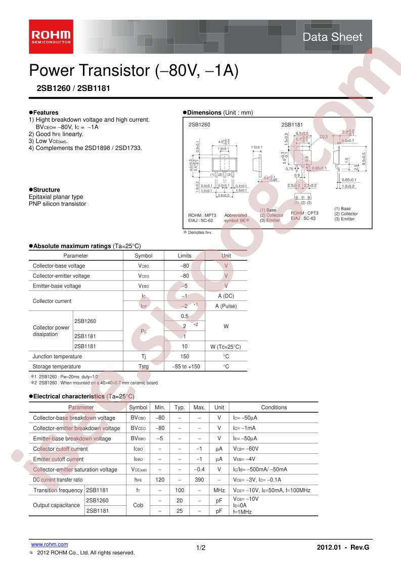 2SB1181TLQ
