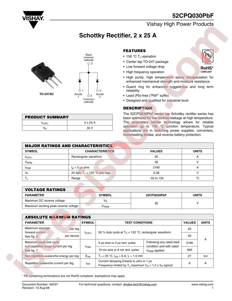 52CPQ030PBF