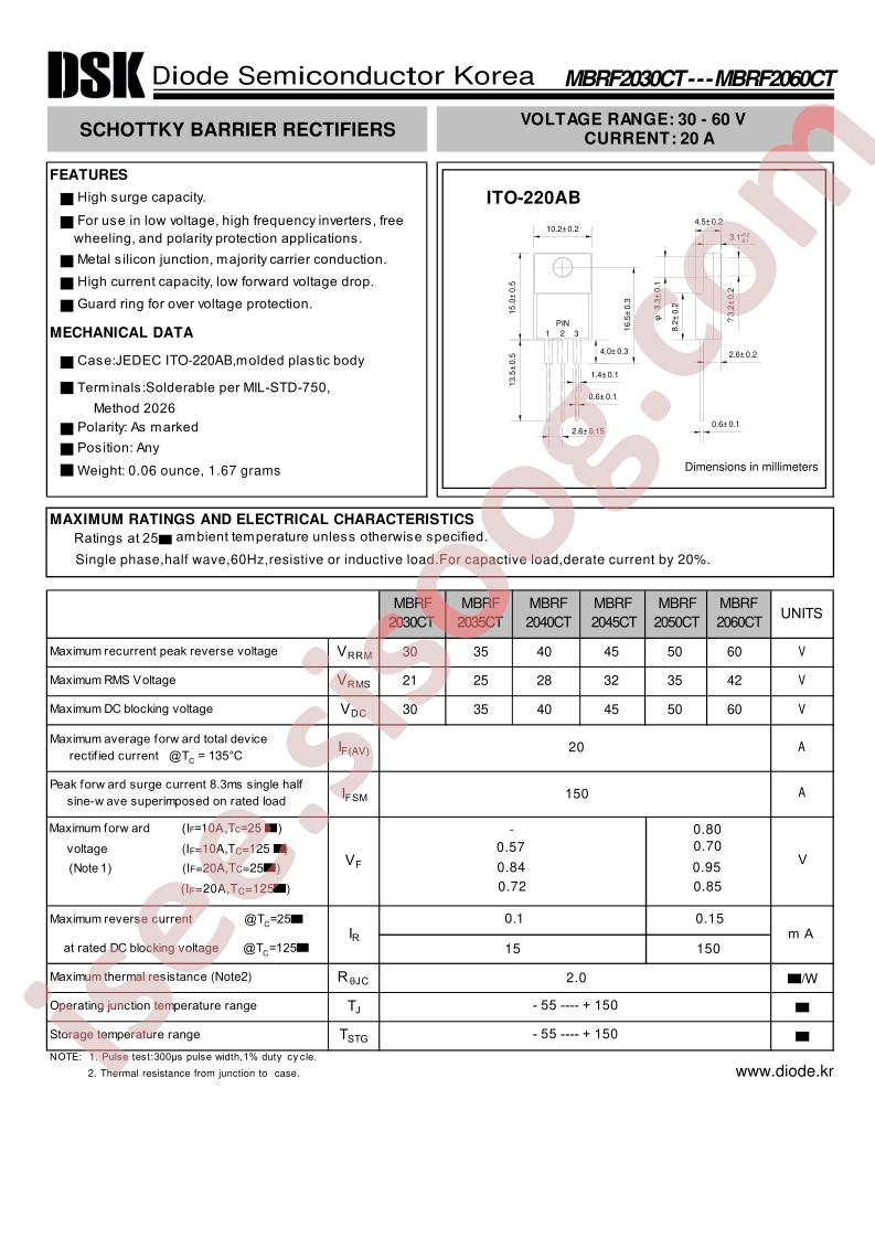 MBRF2040CT