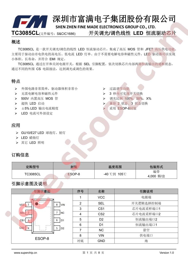 TC3085CL
