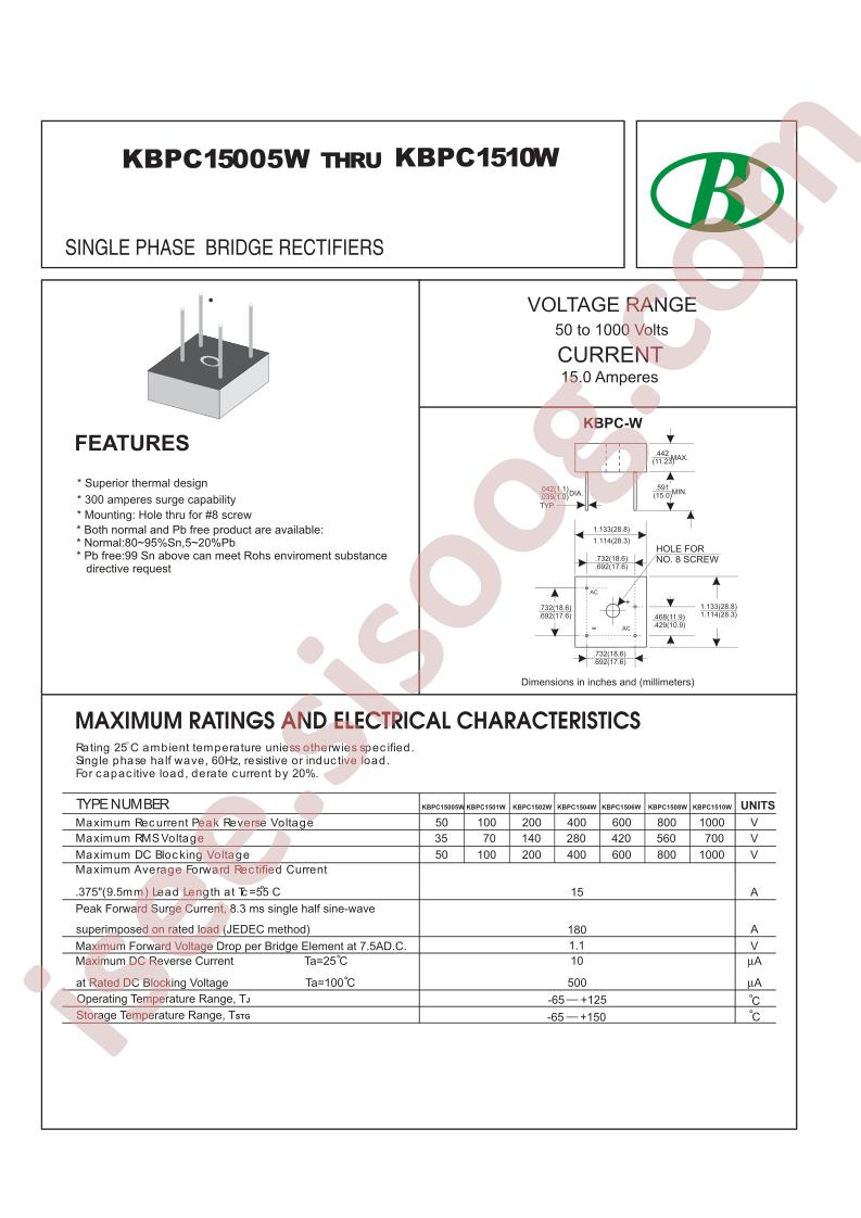 KBPC15005W