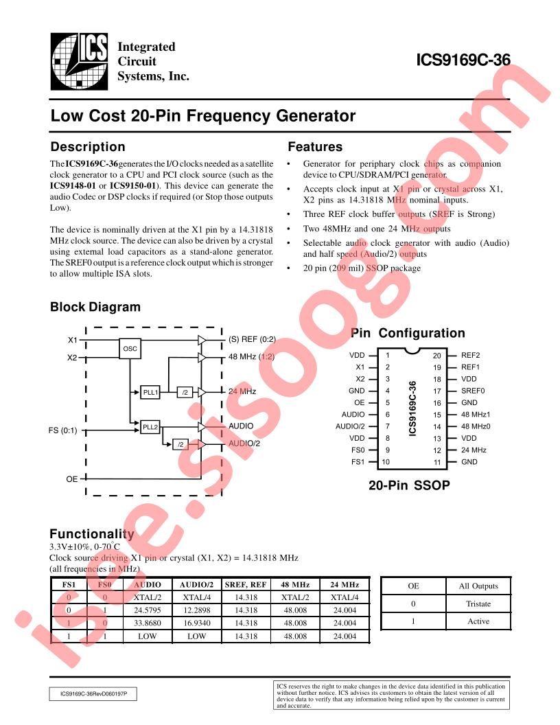 ICS9169C-36