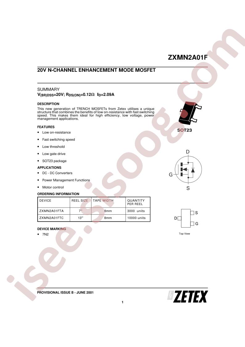 ZXMN2A01F