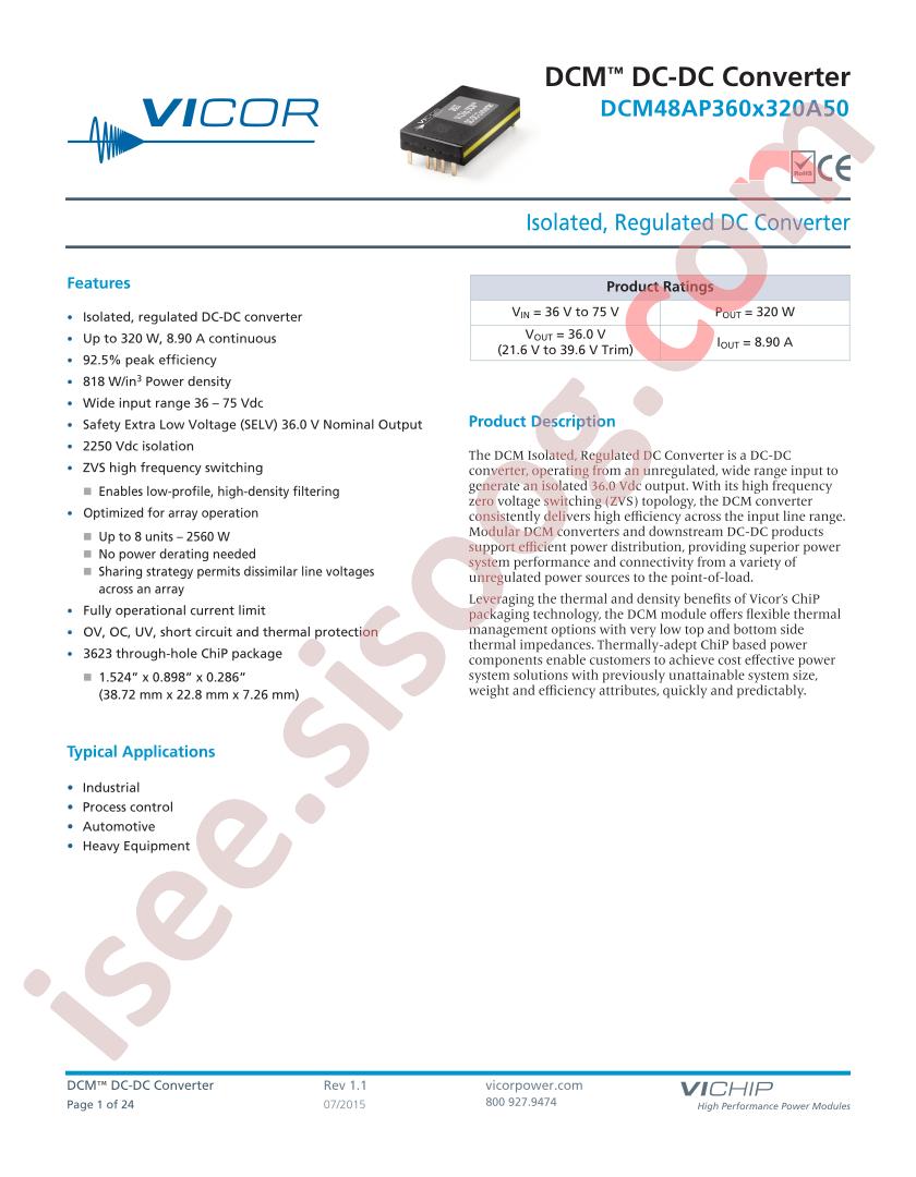 DCM48AP360X320A50