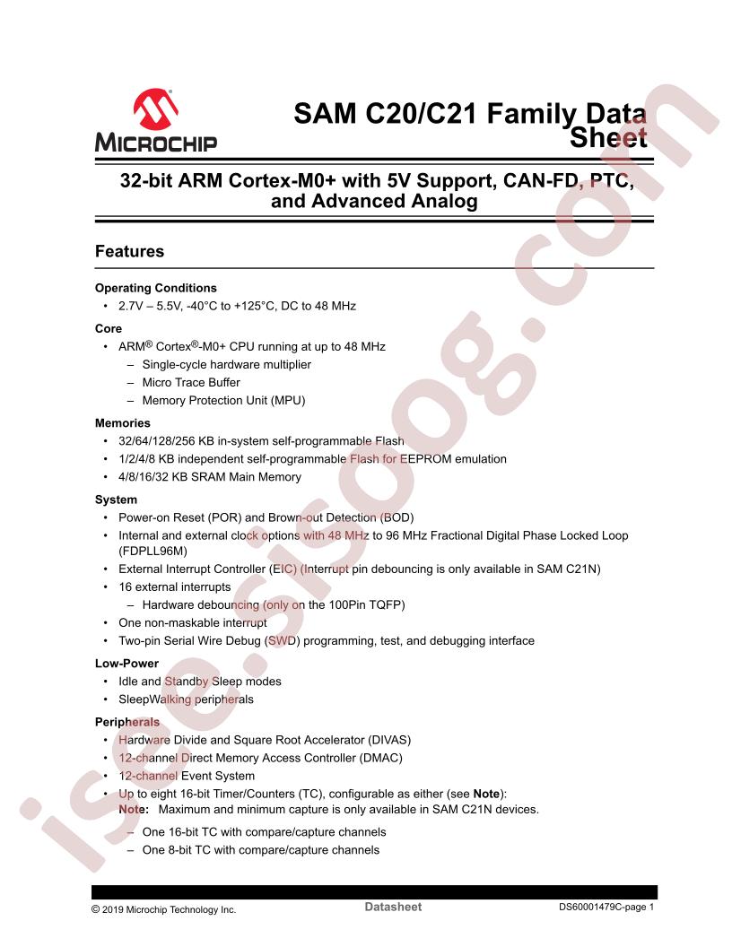 ATSAMC20E18A-MU