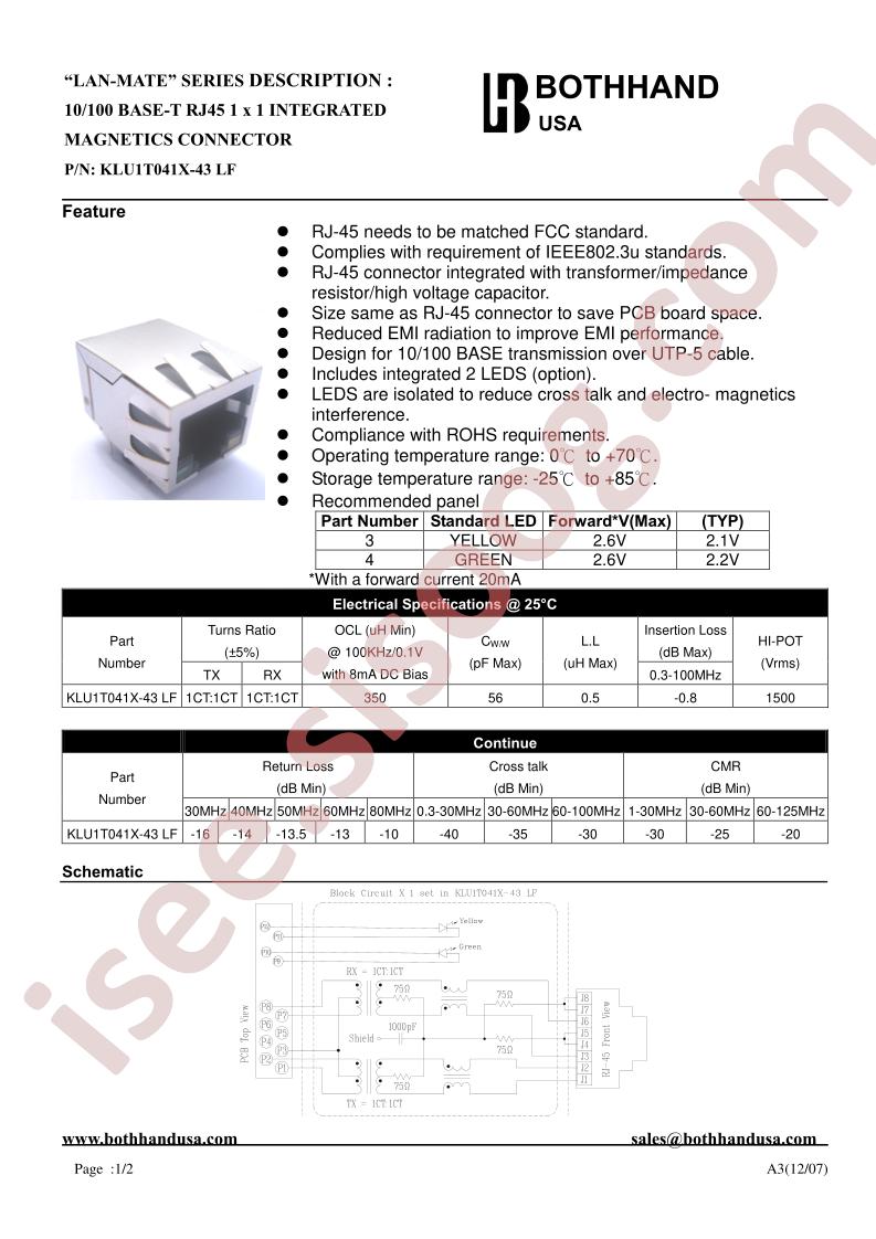 KLU1T041X-43LF