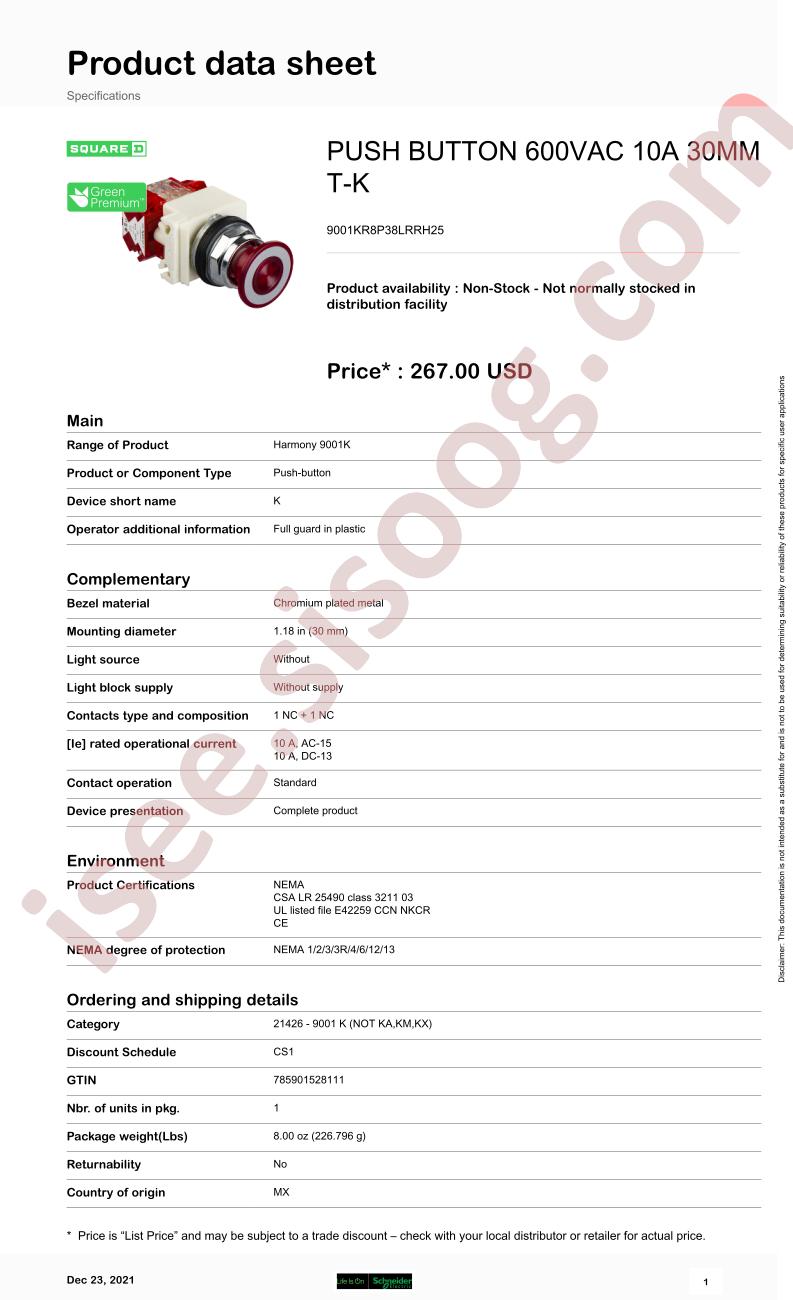 9001KR8P38LRRH25