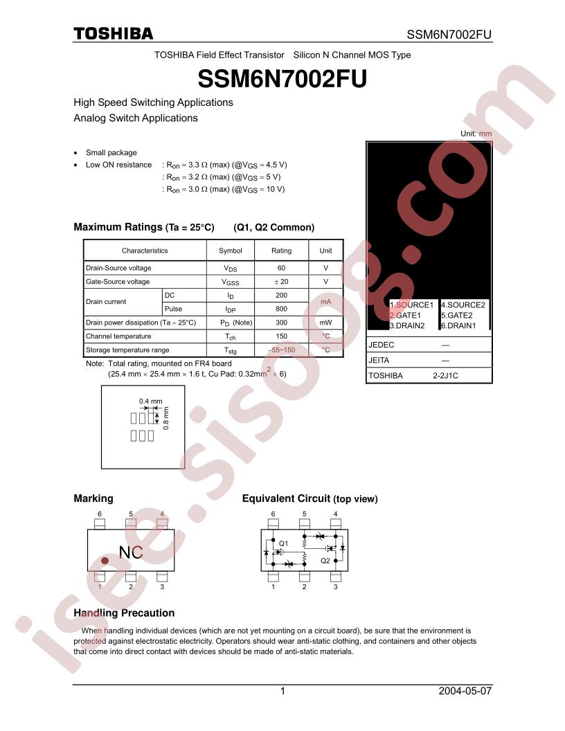 SSM6N7002FU