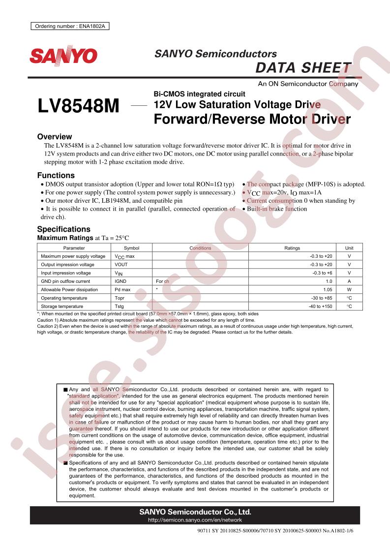 LV8548M
