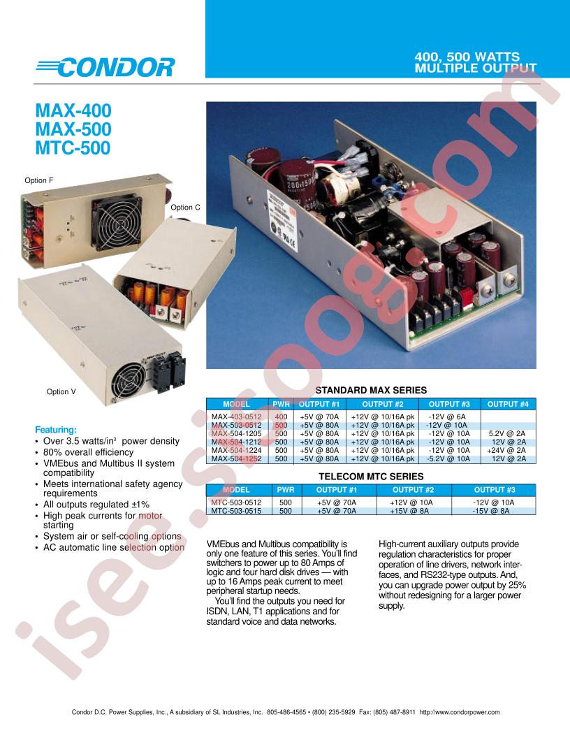 MAX-503-0512