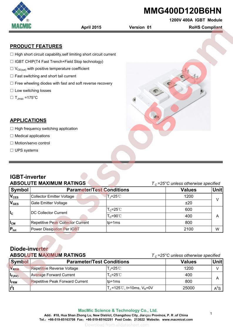 MMG400D120B6HN